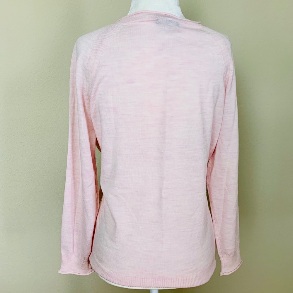 NEW J. Crew Fine Merino Wool SWEATER in Parrot - Picture 6 of 8